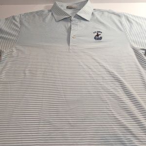 Peter Millar Short Sleeve Golf Polo Large Bethpage